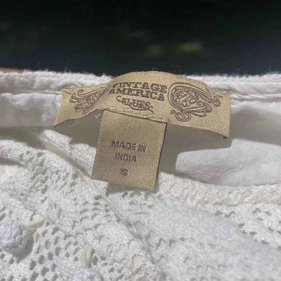 Vintage America cotton blend lace dress - Picture 6 of 9